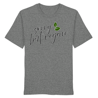 vegwear "sorry but vegan" - unisex T-shirt, organic, vegan, sustainable