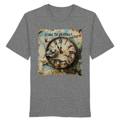 vegwear "time to protect nature" - unisex T-Shirt, nachhaltige Mode