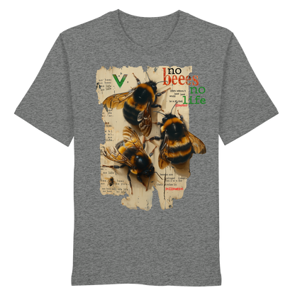 vegwear "no bees, no life" - unisex Bio T-Shirt, vegan fair
