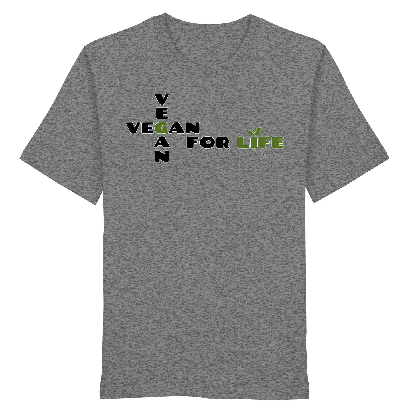 vegwear "vegan for life" - unisex T-Shirt bio vegan fair