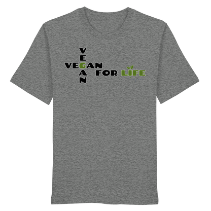 vegwear "vegan for life" - unisex T-Shirt bio vegan fair