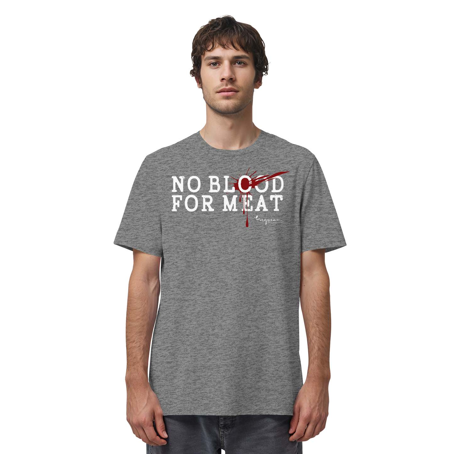 'no blood for meat' T-Shirt - Unisex Bio-T-Shirt | vegwear