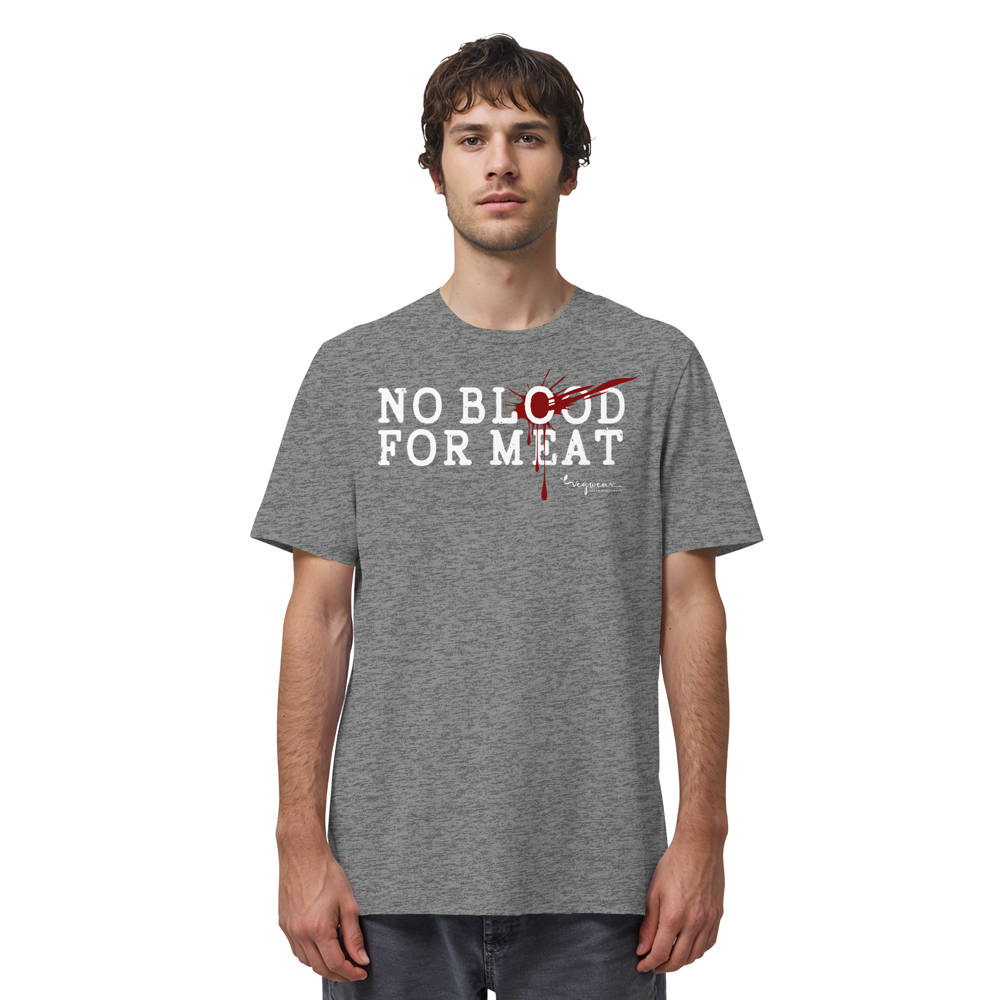 'no blood for meat' T-Shirt - Unisex Bio-T-Shirt | vegwear