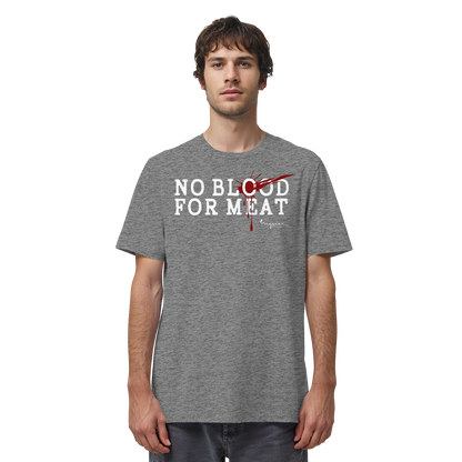 'no blood for meat' T-Shirt - Unisex Bio-T-Shirt | vegwear