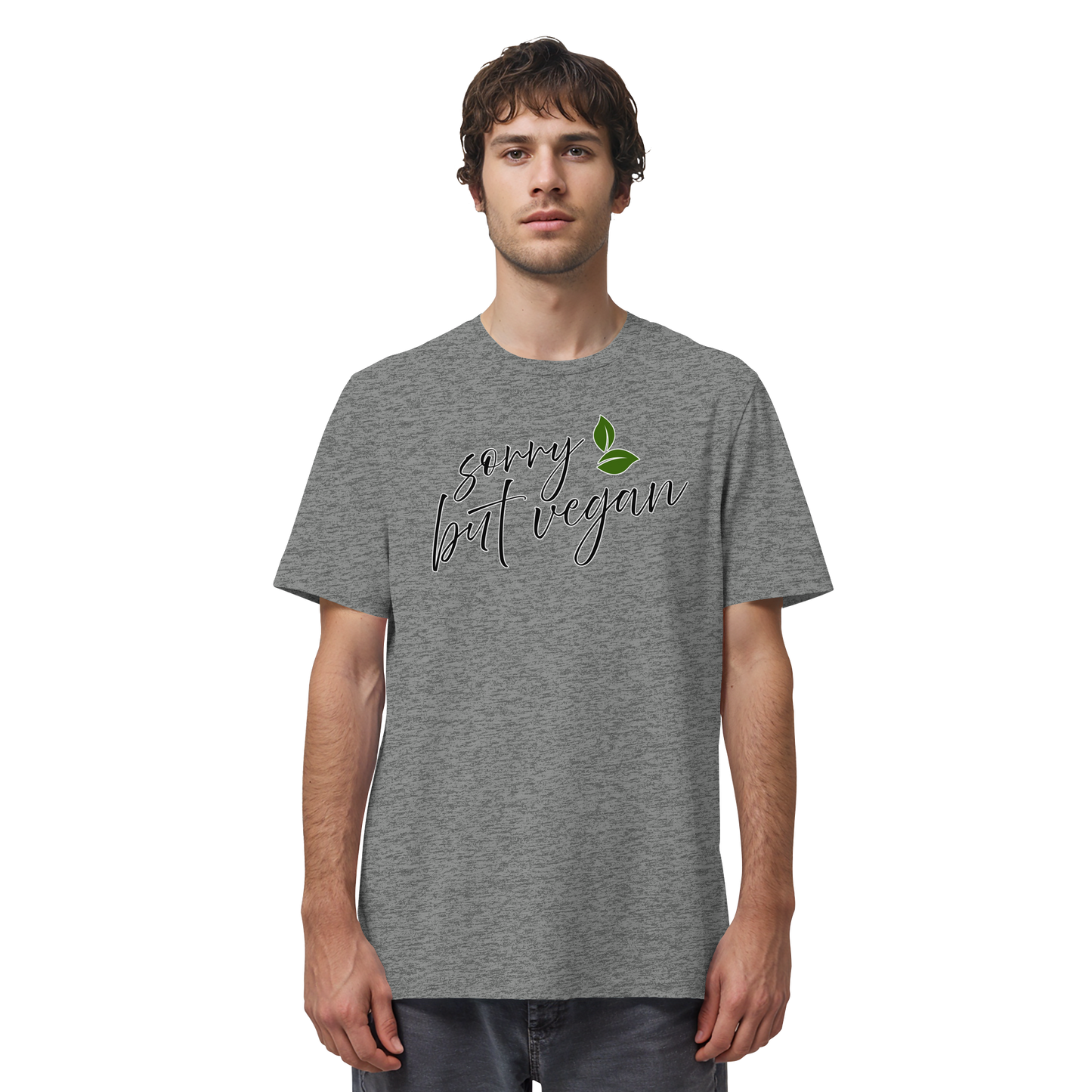Motiv "sorry but vegan" - unisex Bio T-Shirt