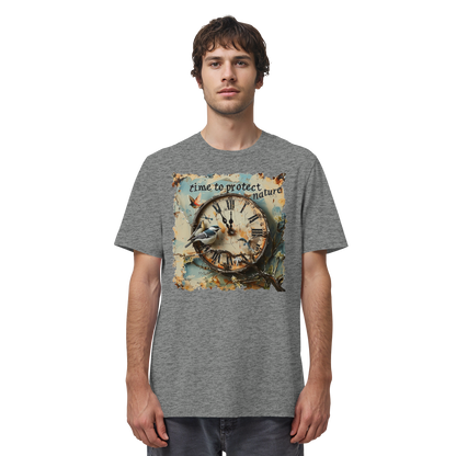 vegwear "time to protect nature" - unisex T-Shirt, nachhaltige Mode