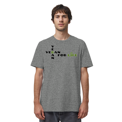 vegwear "vegan for life" - unisex T-Shirt bio vegan fair