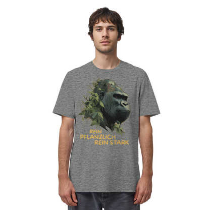 vegwear "Gorilla, rein pflanzlich, rein stark" - unisex Bio T-Shirt