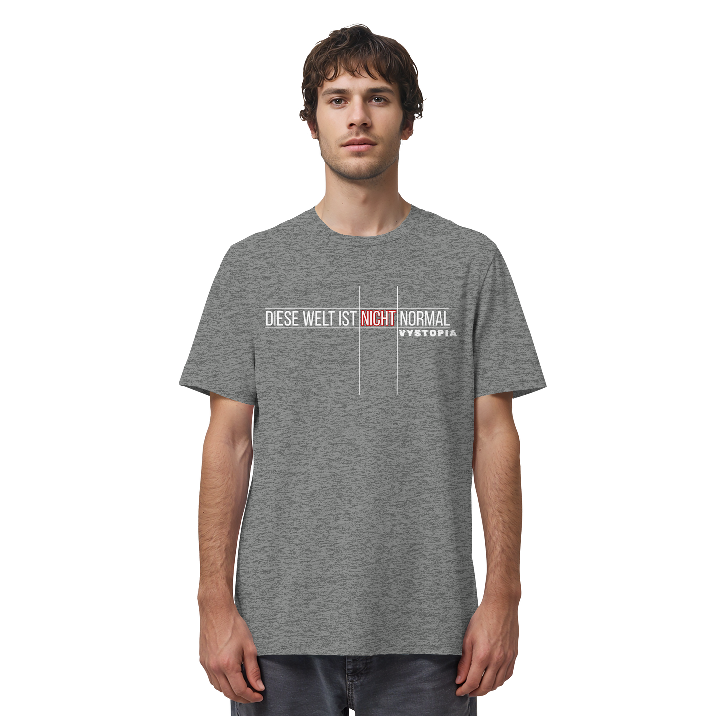 vegwear "Diese Welt ist nicht normal" - unisex Bio T-Shirt