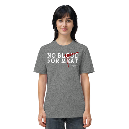 'no blood for meat' T-Shirt - Unisex Bio-T-Shirt | vegwear