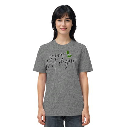 vegwear "sorry but vegan" - unisex T-shirt, organic, vegan, sustainable
