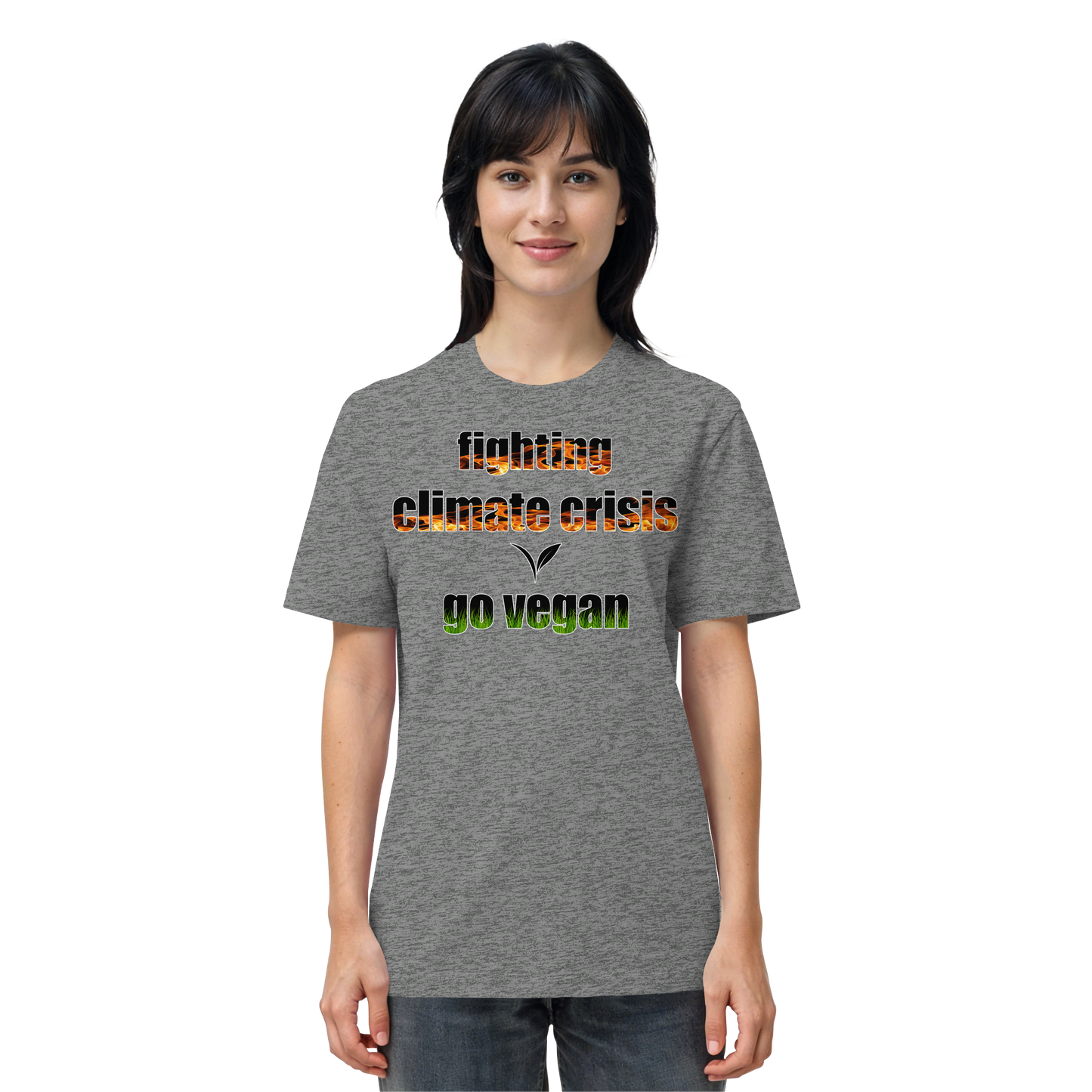 vegwear "fighting climate cirsis" - unisex Bio T-Shirt, vegan & klimafreundlich