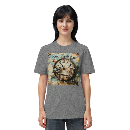 vegwear "time to protect nature" - unisex T-Shirt, nachhaltige Mode