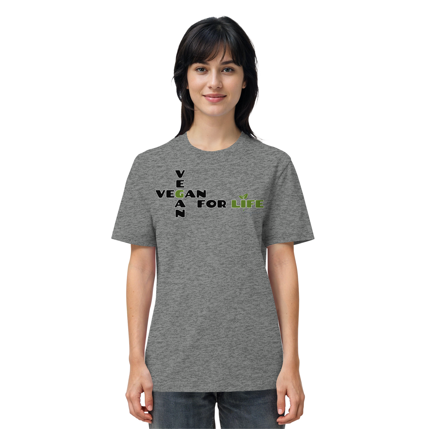 vegwear "vegan for life" - unisex T-Shirt bio vegan fair
