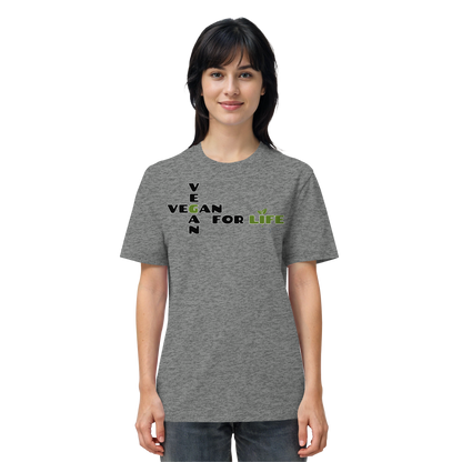 vegwear "vegan for life" - unisex T-Shirt bio vegan fair