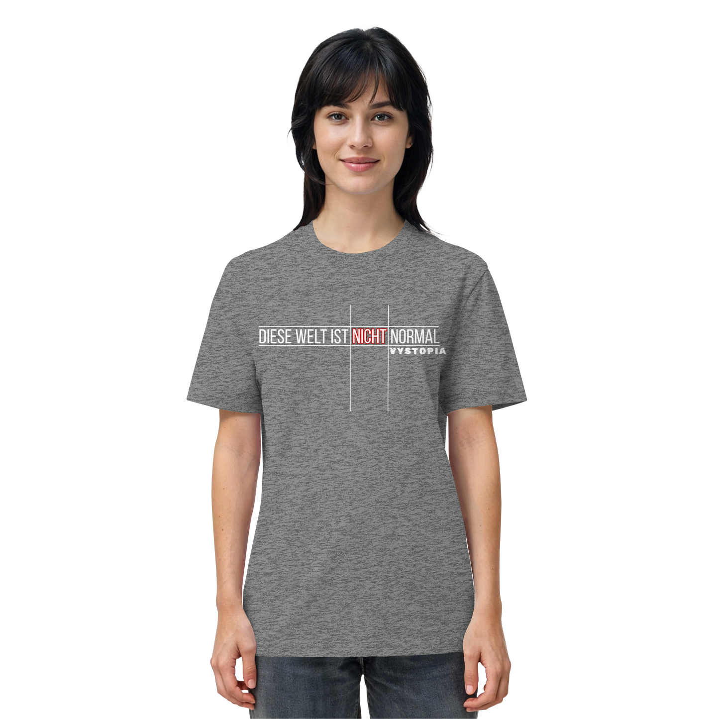 vegwear "Diese Welt ist nicht normal" - unisex Bio T-Shirt