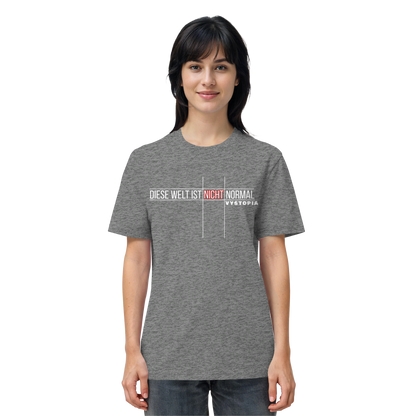 vegwear "Diese Welt ist nicht normal" - unisex Bio T-Shirt