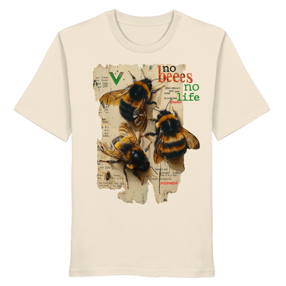 vegwear "no bees, no life" - unisex Bio T-Shirt, vegan fair