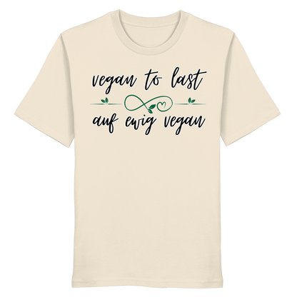 vegwear "vegan to last" - unisex Bio T-Shirt, vegan