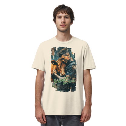 vegwear "friends not food" - unisex T-Shirt, vegan, fair, cool