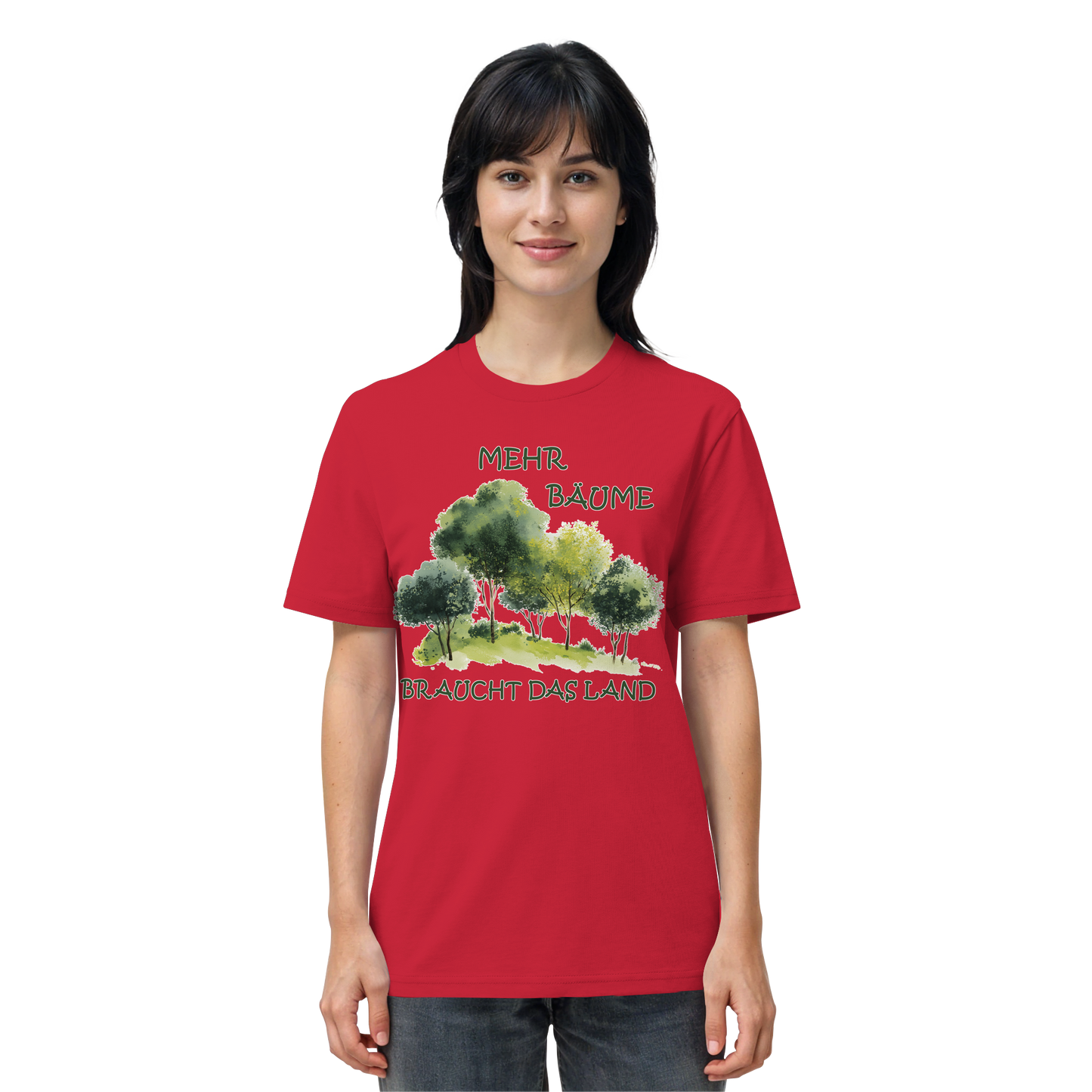 vegwear "mehr Bäume braucht das Land" - unisex Bio T-Shirt, vegan, fair, nachhaltig