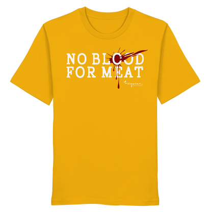 vegwear "no blood for meat" - unisex Bio T-Shirt