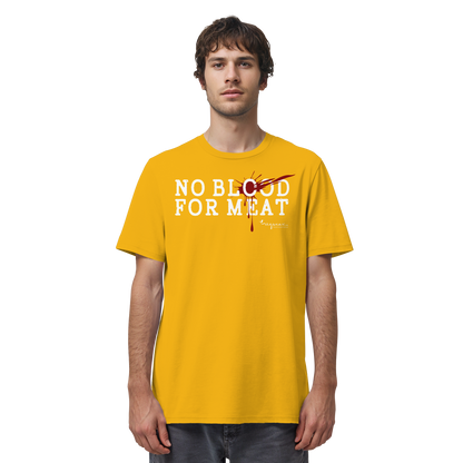 vegwear "no blood for meat" - unisex Bio T-Shirt