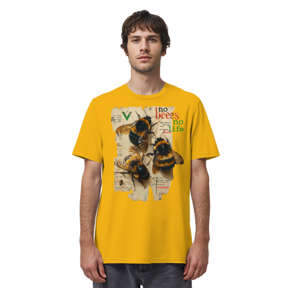 vegwear "no bees, no life" - unisex Bio T-Shirt, vegan fair