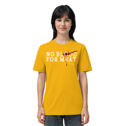 vegwear "no blood for meat" - unisex Bio T-Shirt