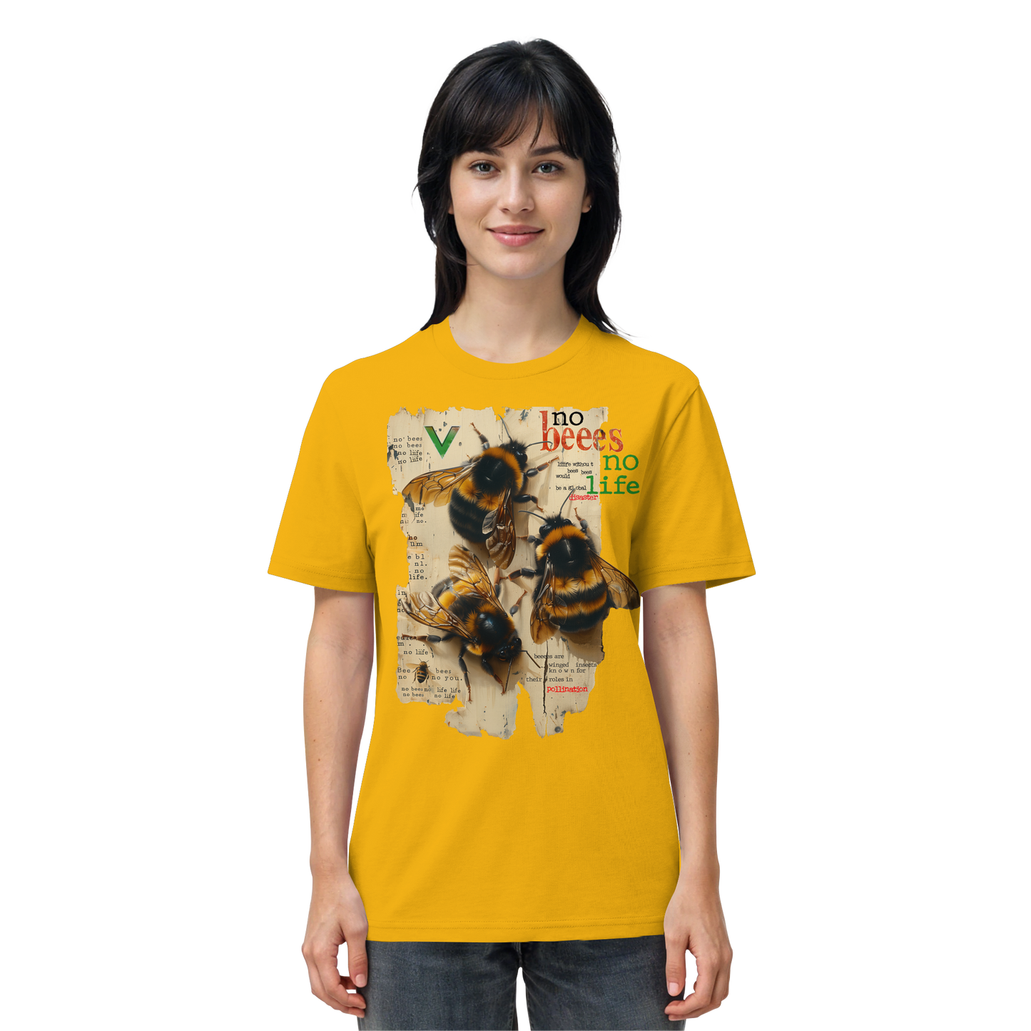 vegwear "no bees, no life" - unisex Bio T-Shirt, vegan fair
