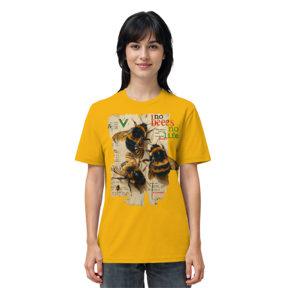 vegwear "no bees, no life" - unisex Bio T-Shirt, vegan fair