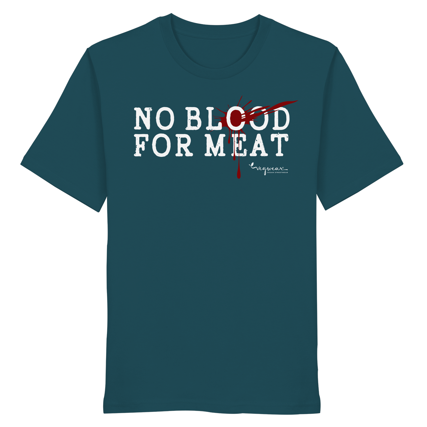 'no blood for meat' T-Shirt - Unisex Bio-T-Shirt | vegwear