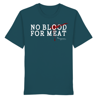 vegwear "no blood for meat" - unisex Bio T-Shirt
