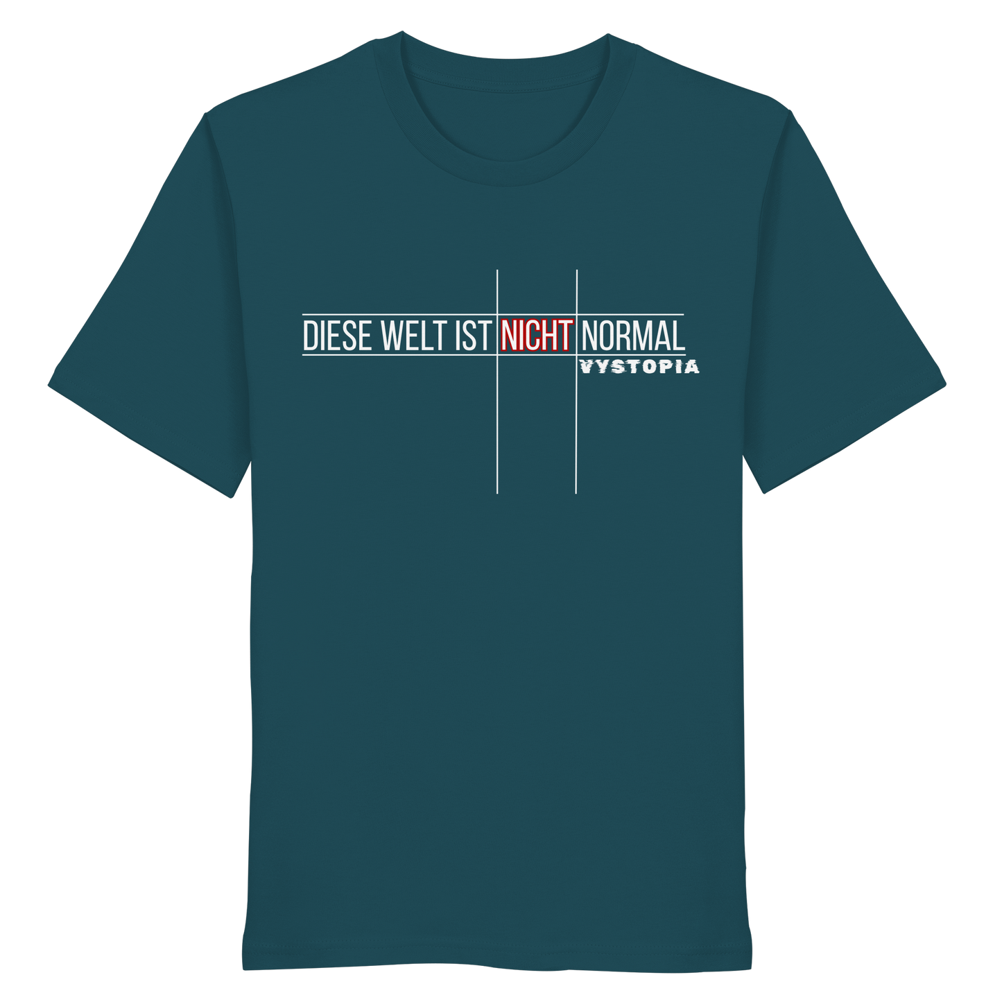 vegwear "Diese Welt ist nicht normal" - unisex Bio T-Shirt