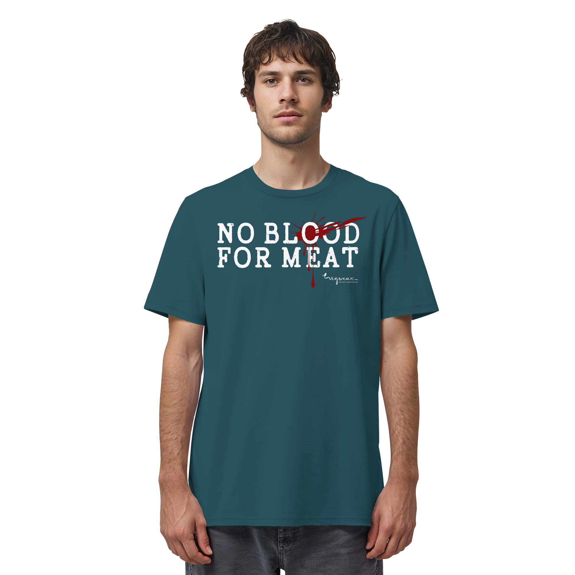 'no blood for meat' T-Shirt - Unisex Bio-T-Shirt | vegwear