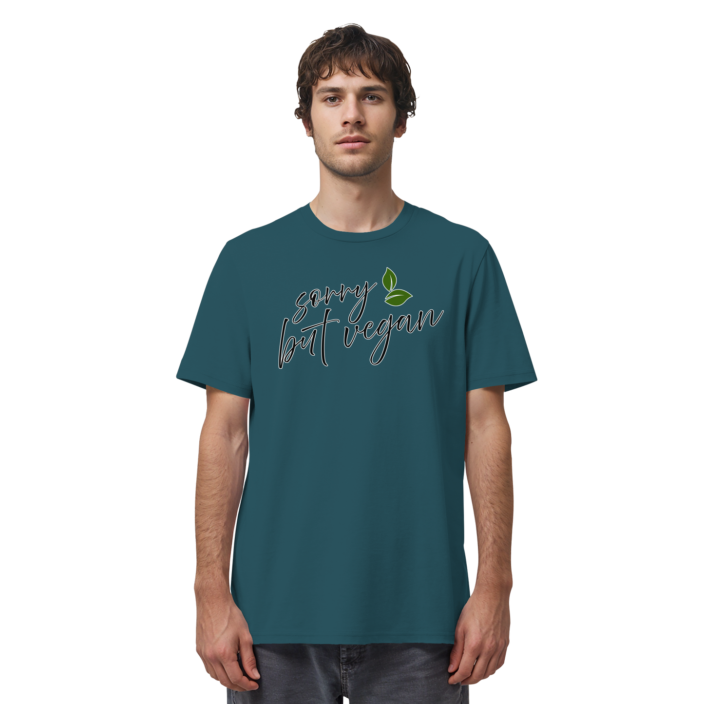 Motiv "sorry but vegan" - unisex Bio T-Shirt