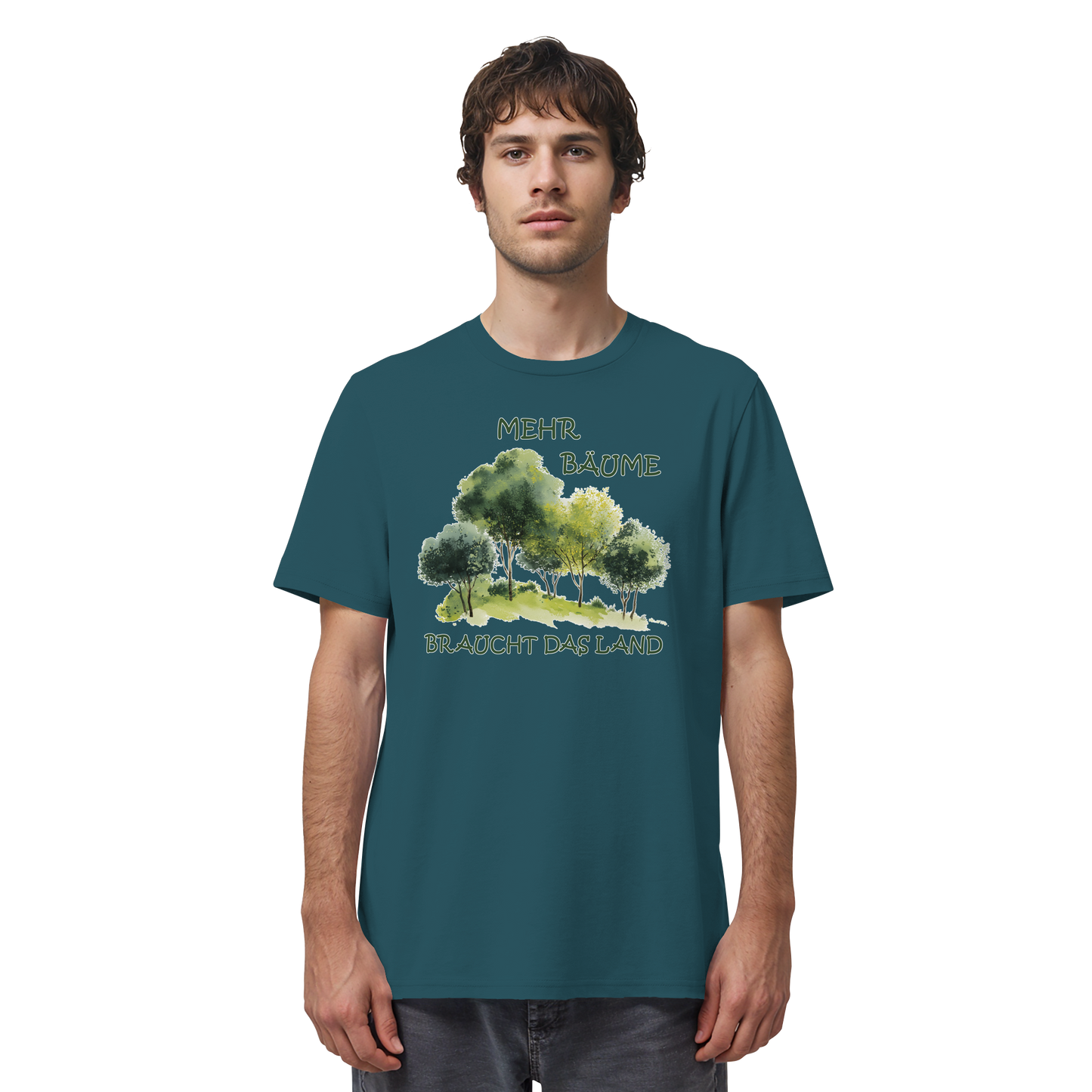 Motiv "mehr Bäume" - unisex Bio T-Shirt