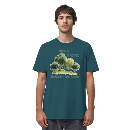 Motiv "mehr Bäume" - unisex Bio T-Shirt