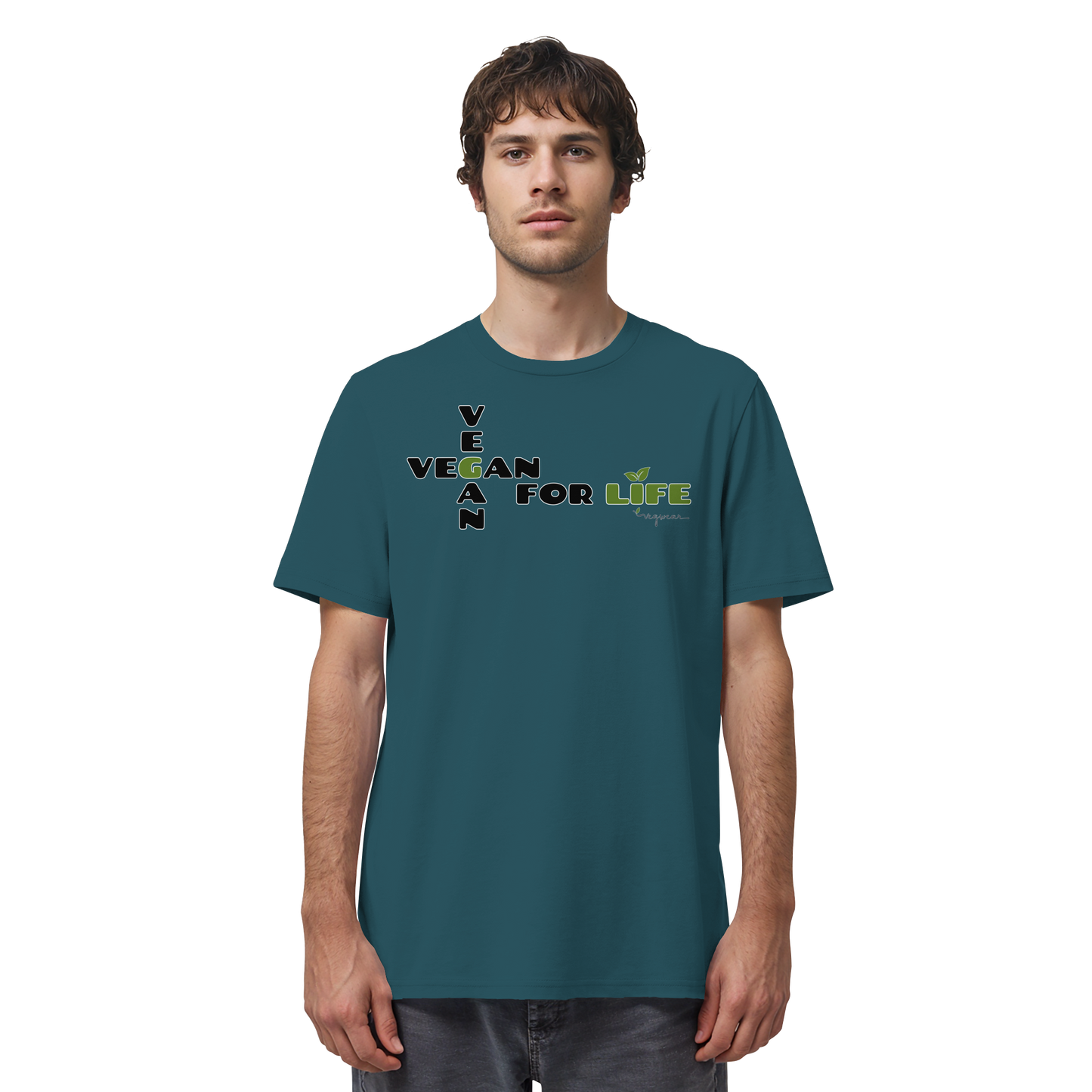 vegwear "vegan for life" - unisex T-Shirt bio vegan fair