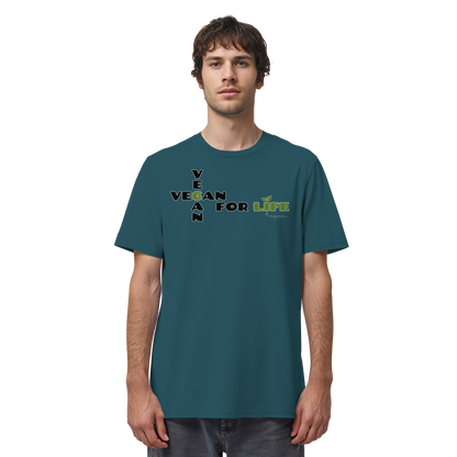 vegwear "vegan for life" - unisex T-Shirt bio vegan fair