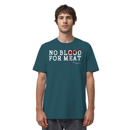 vegwear "no blood for meat" - unisex Bio T-Shirt