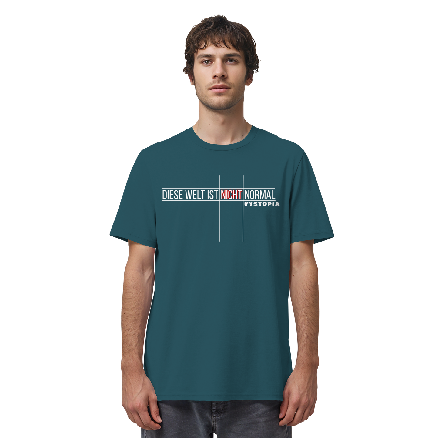 vegwear "Diese Welt ist nicht normal" - unisex Bio T-Shirt