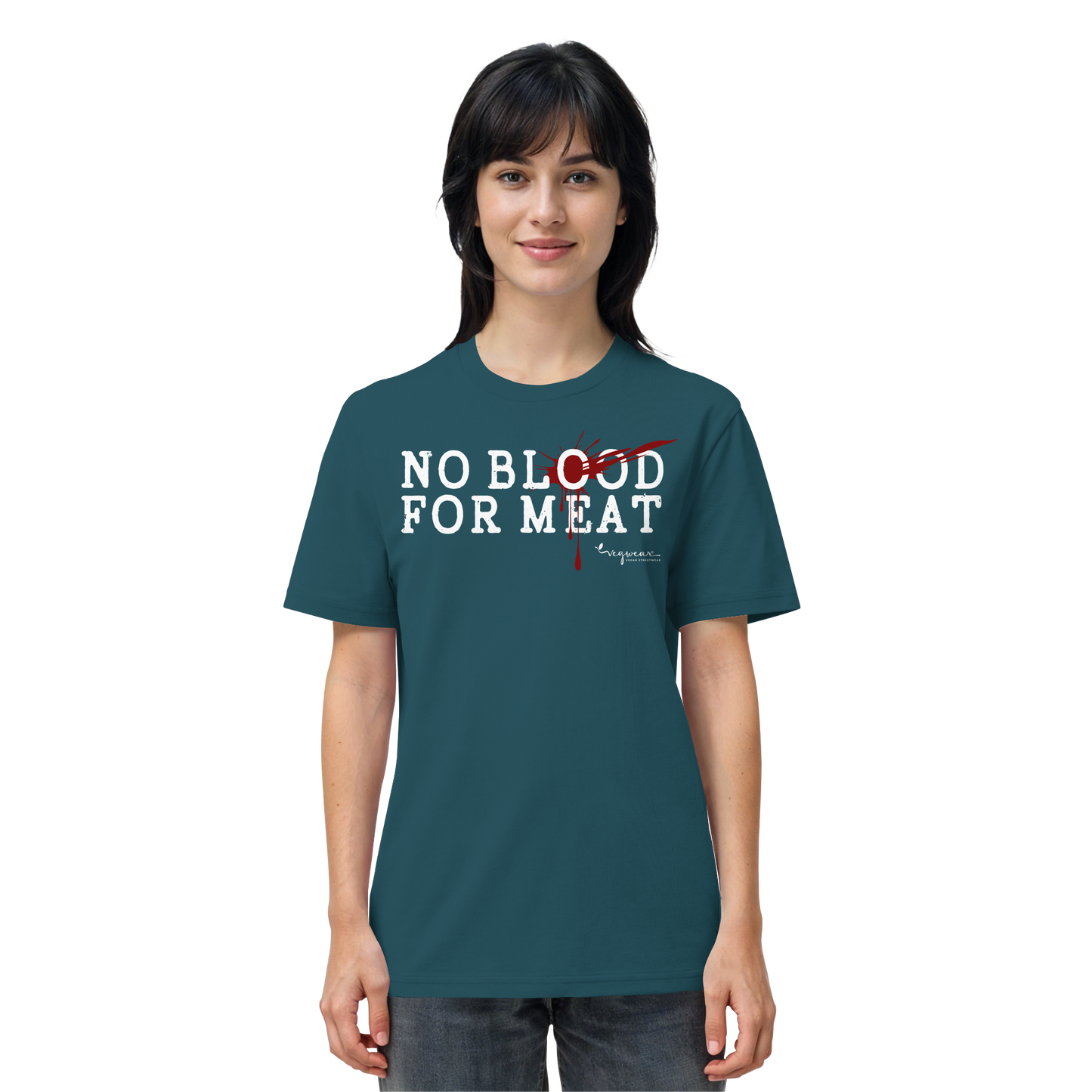 'no blood for meat' T-Shirt - Unisex Bio-T-Shirt | vegwear