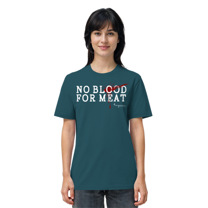 'no blood for meat' T-Shirt - Unisex Bio-T-Shirt | vegwear