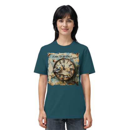 vegwear "time to protect nature" - unisex T-Shirt, nachhaltige Mode