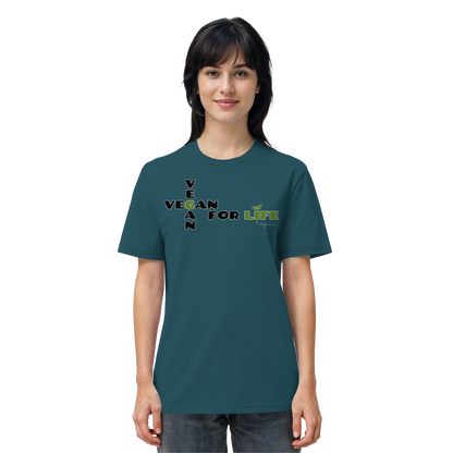 vegwear "vegan for life" - unisex T-Shirt bio vegan fair