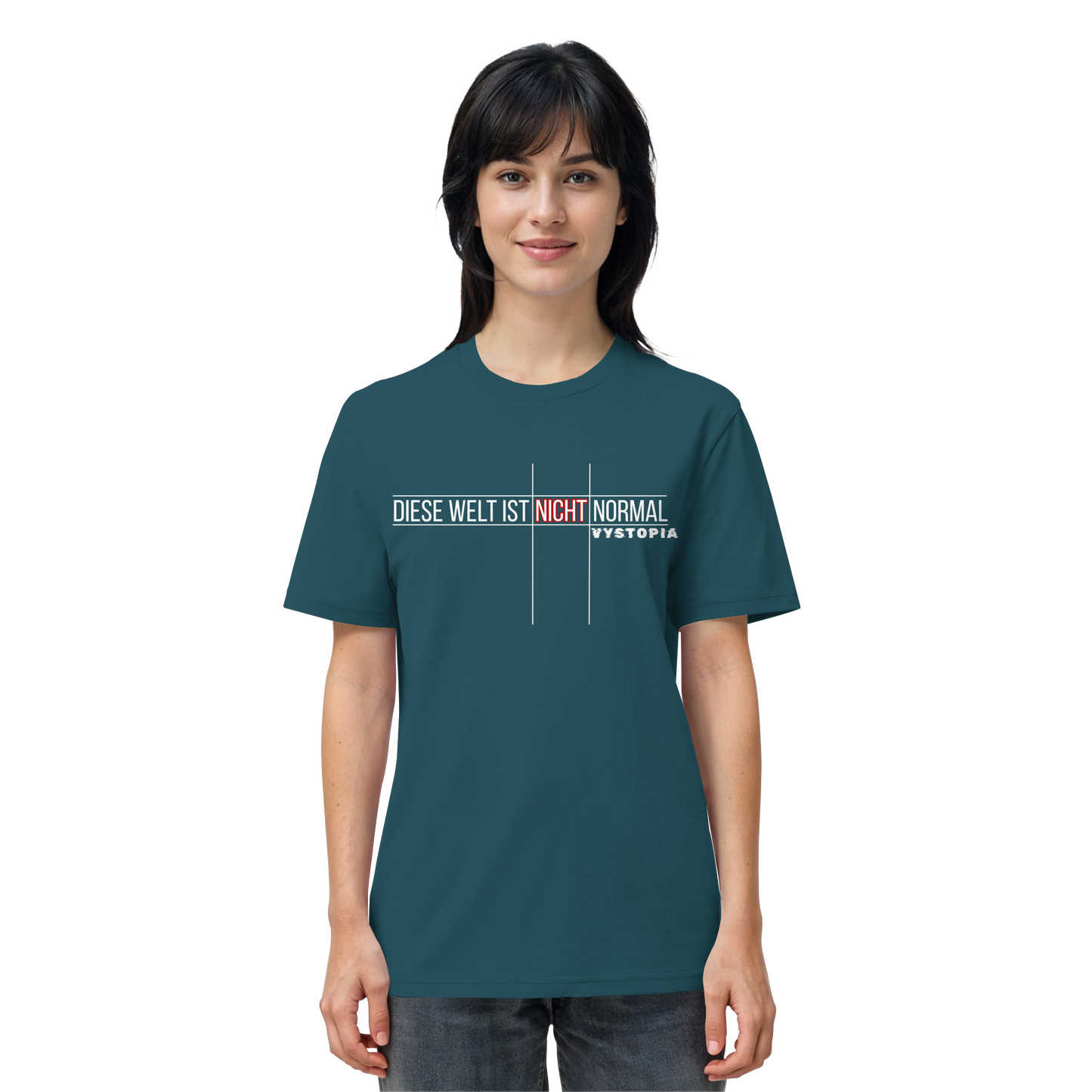 vegwear "Diese Welt ist nicht normal" - unisex Bio T-Shirt