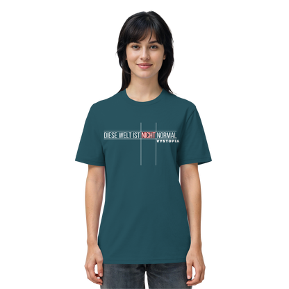 vegwear "Diese Welt ist nicht normal" - unisex Bio T-Shirt