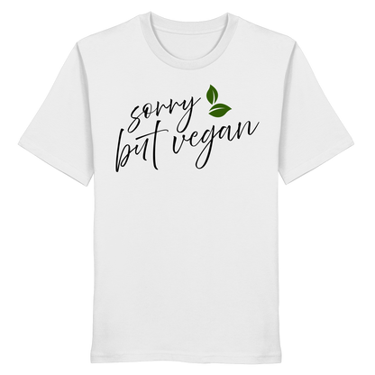 vegwear "sorry but vegan" - unisex T-shirt, organic, vegan, sustainable