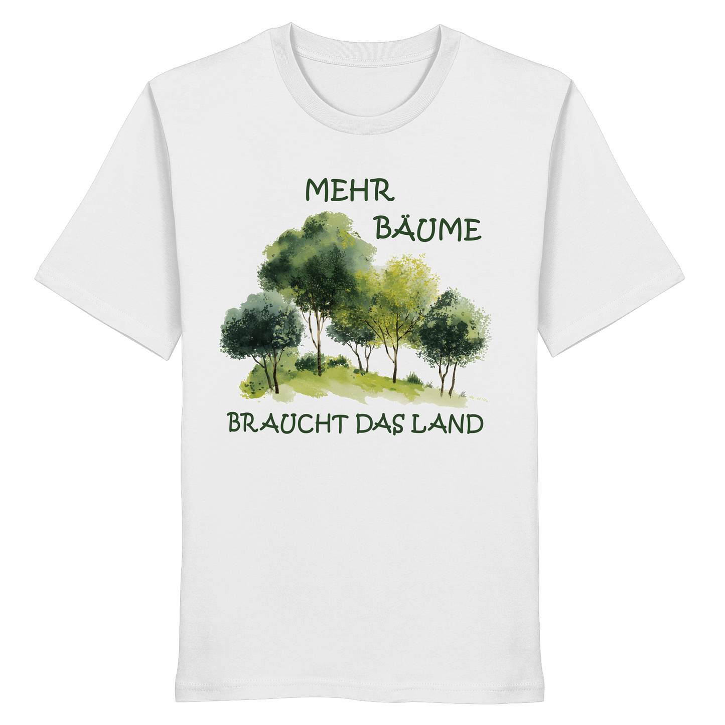 vegwear "mehr Bäume braucht das Land" - unisex Bio T-Shirt, vegan, fair, nachhaltig